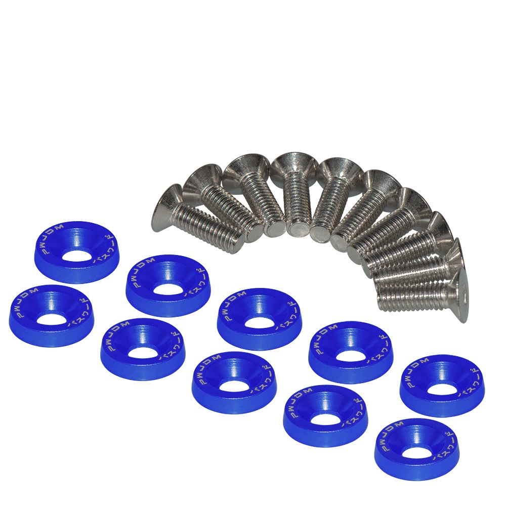 10PCS M6 JDM Car Modified Hex  - Bumper Plate 10Kg recension och pris